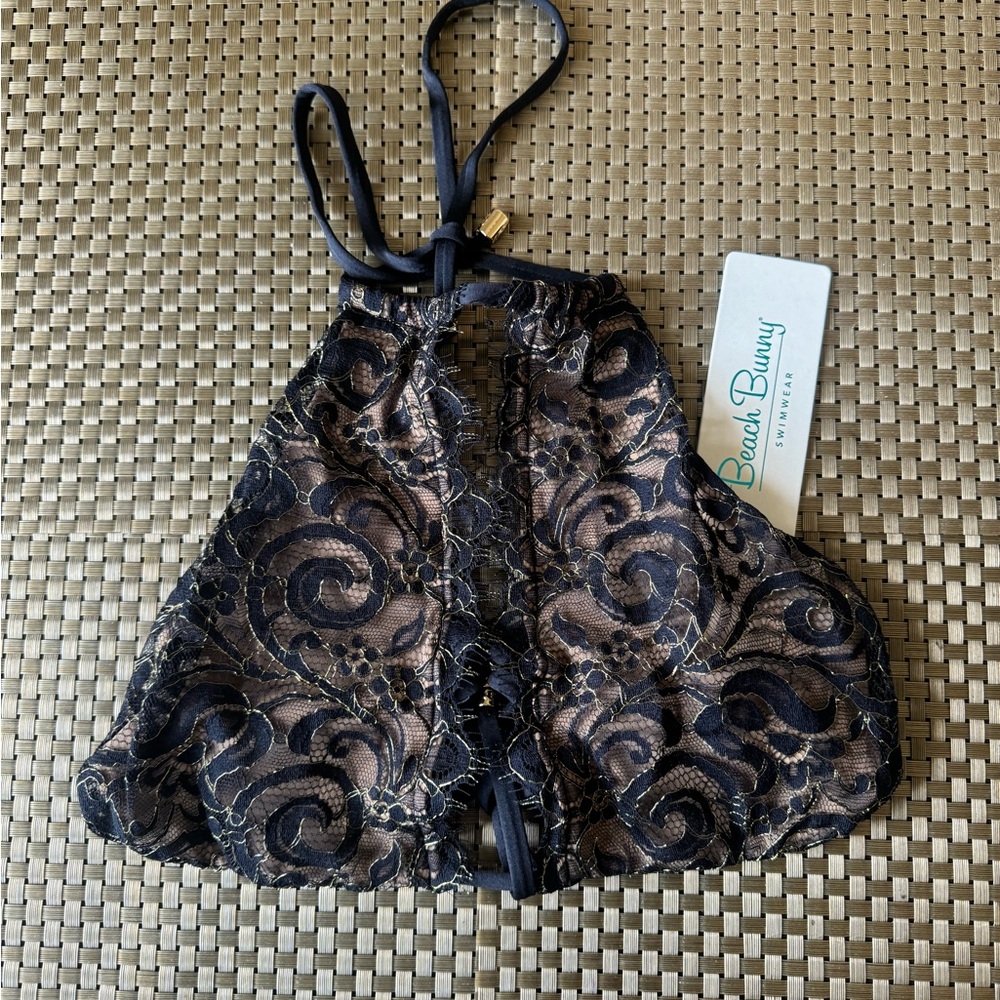 Beach Bunny Black Halter Top - Picture 2 of 3